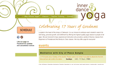 Desktop Screenshot of innerdanceyoga.com